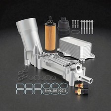 926-959 Upgraded Aluminum Engine Oil Filter Housing Oil Cooler And Filter