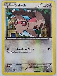 Slakoth 101/124 Dragons Exalted Common Pokémon TCG