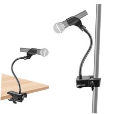 Gooseneck Microphone Stand, Flexible Mic Arm Stand, Desk Mic Stand With 13 Inch