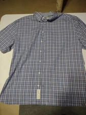 Jos A Bank 1905 Men's Tailored Fit Short Sleeve Shirt - XL