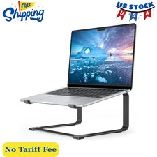 Laptop Stand for Desk, Metal Computer Riser Black