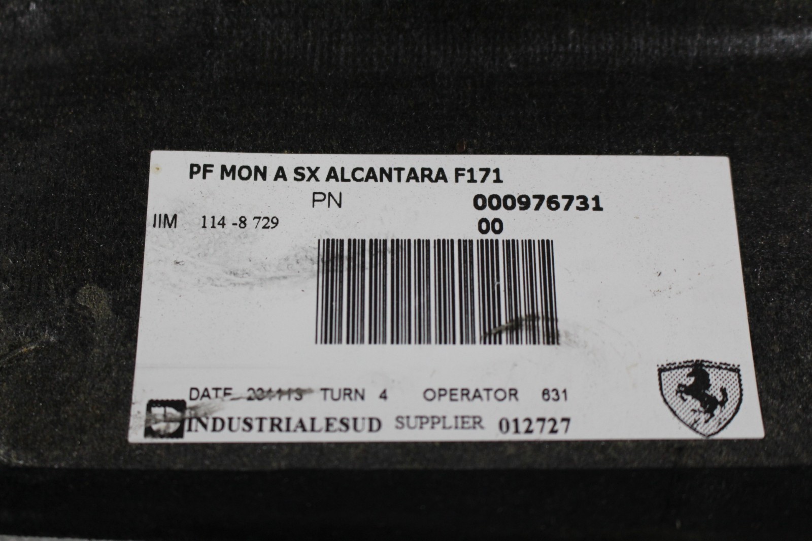 Ferrari 296 GTB Left Trim panel P/N 976731