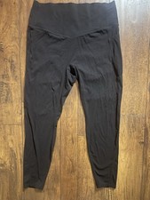 Halara UltraSculpt High Waisted Tummy Control Pocket Shaping Legging XL Black