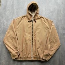 Bulwark FR Brown Fire Flame Resistant Canvas Heavy Duty Work Jacket Mens Size XL