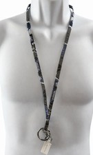 Vera Bradley ReActive Lanyard Blooms Shower Floral Key Ring Clip NWT