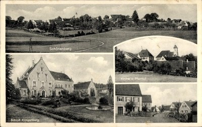 Postcard Jettingen Scheppach in Swabia Bavaria, Klingenburg Castle,... - 11566210