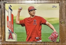 SHOHEI OHTANI Throwing Image Variation 2020 Topps Series 1  SP #125 Photo Dodger
