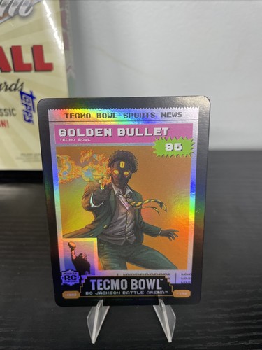 2026 Bo Jackson Battle Arena Tecmo Bowl Golden Bullet Sports News Fire (RC)