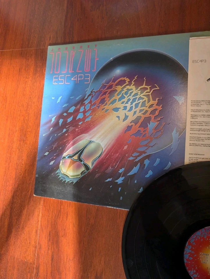 Journey - Escape -  Vinyl - 1981 CBS Records Excellent  - Image 4 of 4