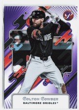 2025 Topps Pristine #66 Colton Cowser Purple Refractors #/99