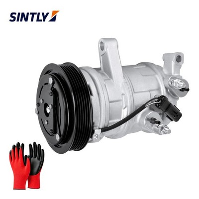 AC Compressor with 6-Groove Pulley for Dodge Nitro Jeep Liberty 06-08 55111406AB