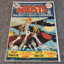 Ghosts #35 DC Comics 1975 Bronze Age Horror Bikini Girl Art Cover!