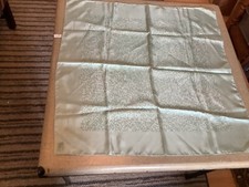 Vintage Baar  Beards Colorful Green Leafs Design Polyester Scarf 27  x 27  