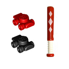 LEGO® Accesorios Minifigura Patines y Bate ¡Cualquier minifigura Harley Quinn!