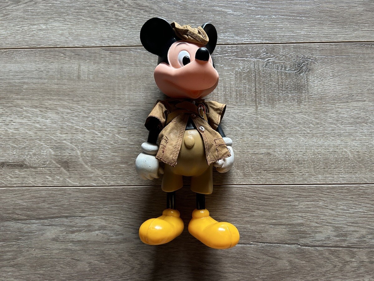 00s Dirty Donnys Gremmie フィギュア vintage Vintage Durham Mickey Mouse Walt Disney Productions Safari Posable