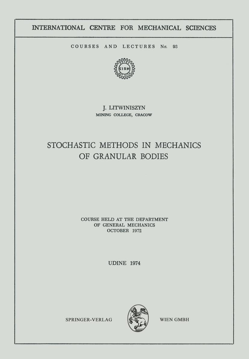 Thumbnail - Stochastic Methods In Mechanics Of Granular Bodies J. Litwiniszyn