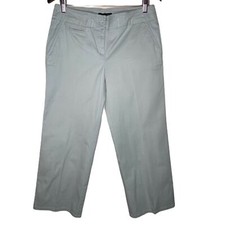 Talbots blue signature slim cropped pants- size 4