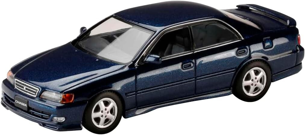 HJ64 1/64 TOYOTA CHASER TOURER V (JZX100) 1998 Dark Blue