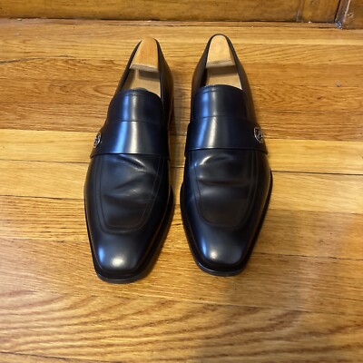 Gucci  Men\'s Smooth Black  Leather Shoes Men main image 3