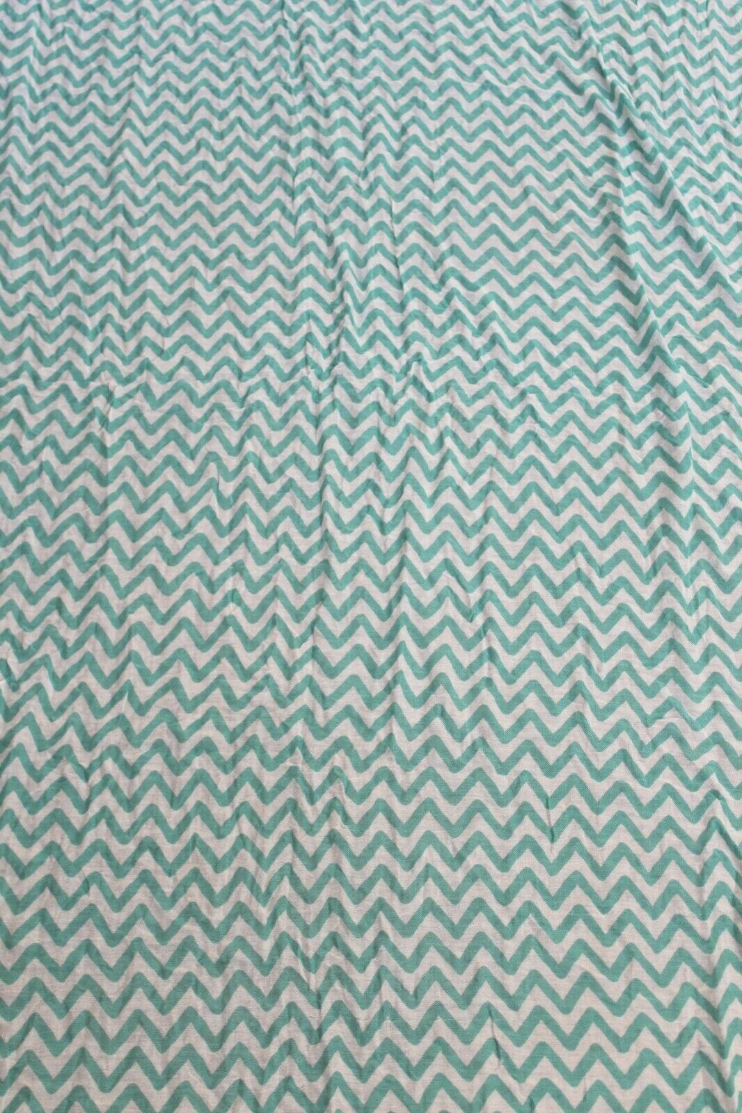 Lightweight Rectangle Accent Neck Scarf Teal Whit… - image 6