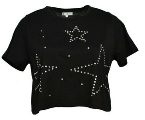 plus size black sparkly top