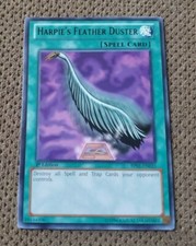 1x YuGiOh Harpie's Feather Duster Black Rare 1st edition BP01-EN035 NM