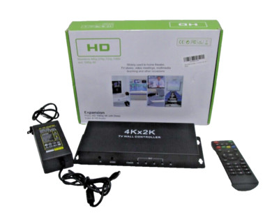 4K Video Wall Controller 2x2 1x2 2x1 UHD TV Wall Processor for 4 TV Splicing