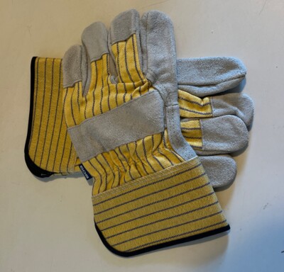 Jq Parts 41937 Durable Leather Drain Cleaning Work Gloves, Pair