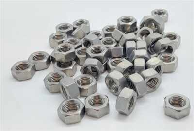 Sechskant-Muttern DIN 934 Edelstahl Rostfrei A2 V2A/A4 M2- M3 M4 M5 M6 Bis M16