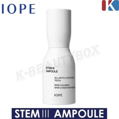 Amore Pacific IOPE Stem III Ampulle 10ml Intensive Anti-Aging Ampulle Faltenp...