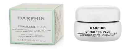Darphin STIMULSKIN Plus Absolute Renewal Eye & Lip Contour Cream 0.50 oz Sealed