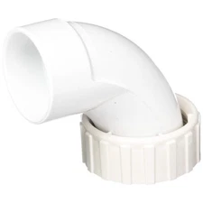 Waterway Plastics 400-5800 2" Union Nut x 2" S Sweep 90-Degree Sweep Pump Union