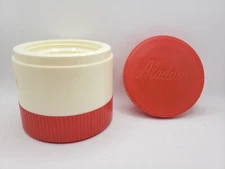 Vintage Model #7000 Aladdin Red Insulated Soup Thermo Jar Insulated Canister USA
