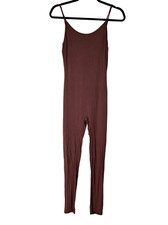 NWT Fashion Nova Nova Season Jumpsuit” Chocolate One Piece Spaghetti Strap Jumps