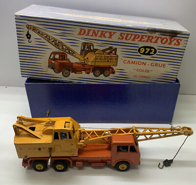 Dinky Supertoys Camion Grue Coles N°972 - Ancien - Échelle 1:43