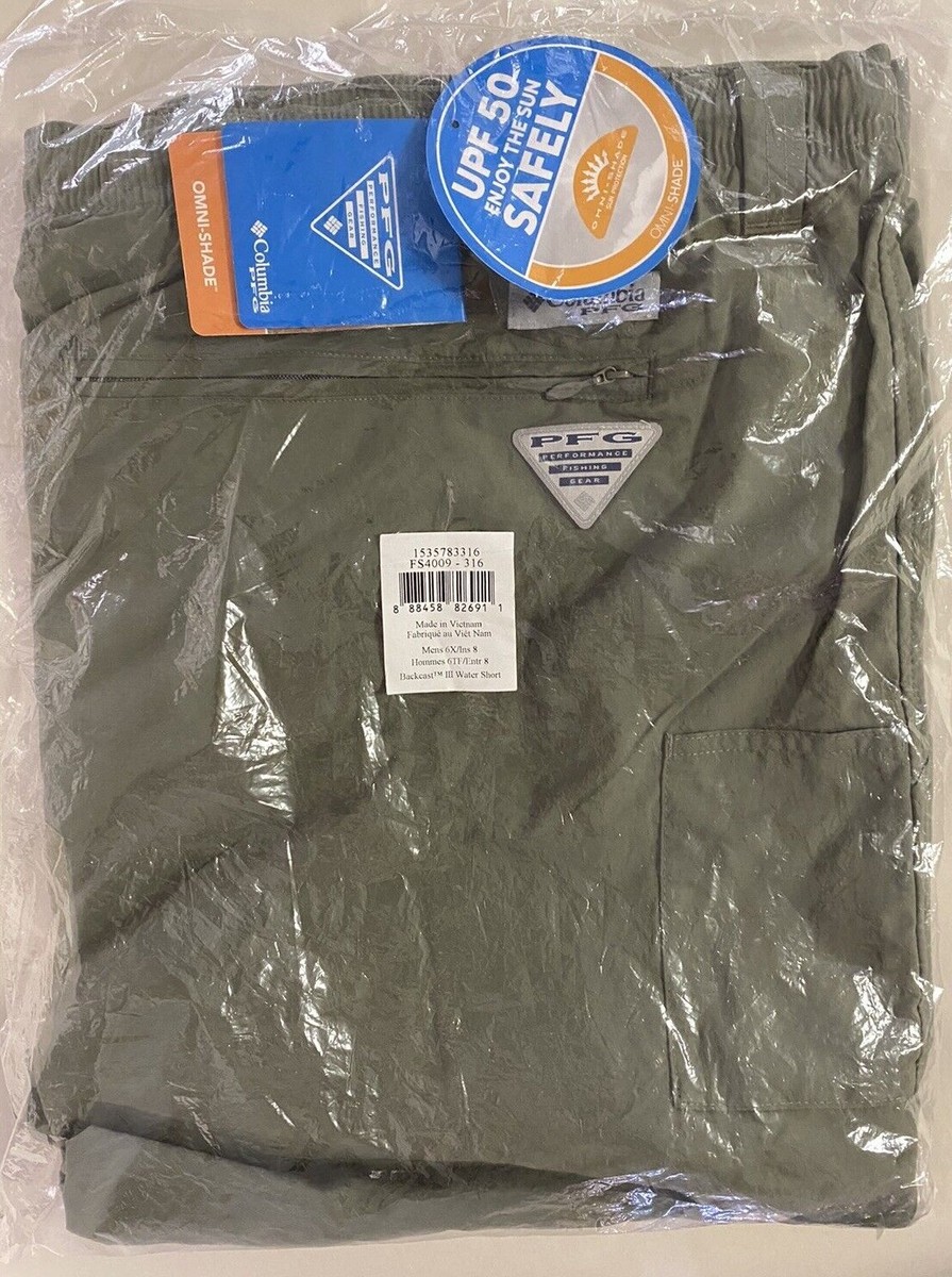 専用⑫ NEW Columbia Men's Backcast III Water Short, Cypress, 6X / 8L Big