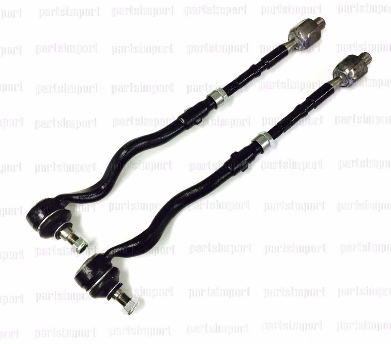 Set of 2 Tie Rod Assembly (Left + Right) for BMW E46 325i 325Ci 330i