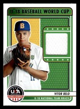 2023 Panini USA Baseball U18 Brazil Relic Vitor Belo (A)
