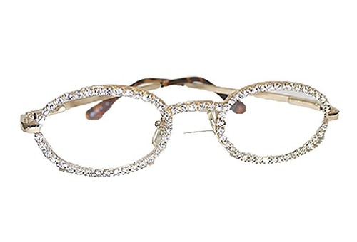 Kaneko Glasses - KV-52L Silver Clear Titanium Plastic Sunglasses