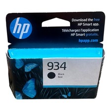 New HP 934 Black Ink Cartridge C2P19AN Factory Sealed EXP 01/2025