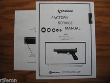 Crosman 1300 Reseal Seal Kit - Factory Service Manual W/Instructions Guide