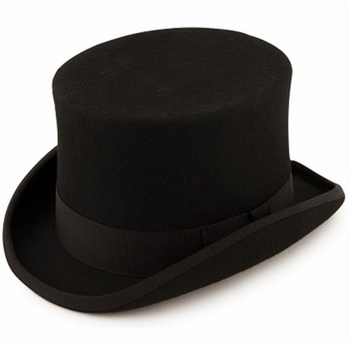 Express Hats Quality Black Wool Felt 
