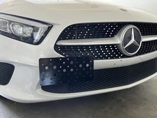 Bumper Tow Hook License Plate Tag Mount Bracket for Mercedes A-Class 2019-2025