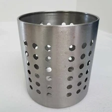 Large Kitchen Utensil Caddy IKEA ORDNING Stainless Steel Cooking Tools Holder 