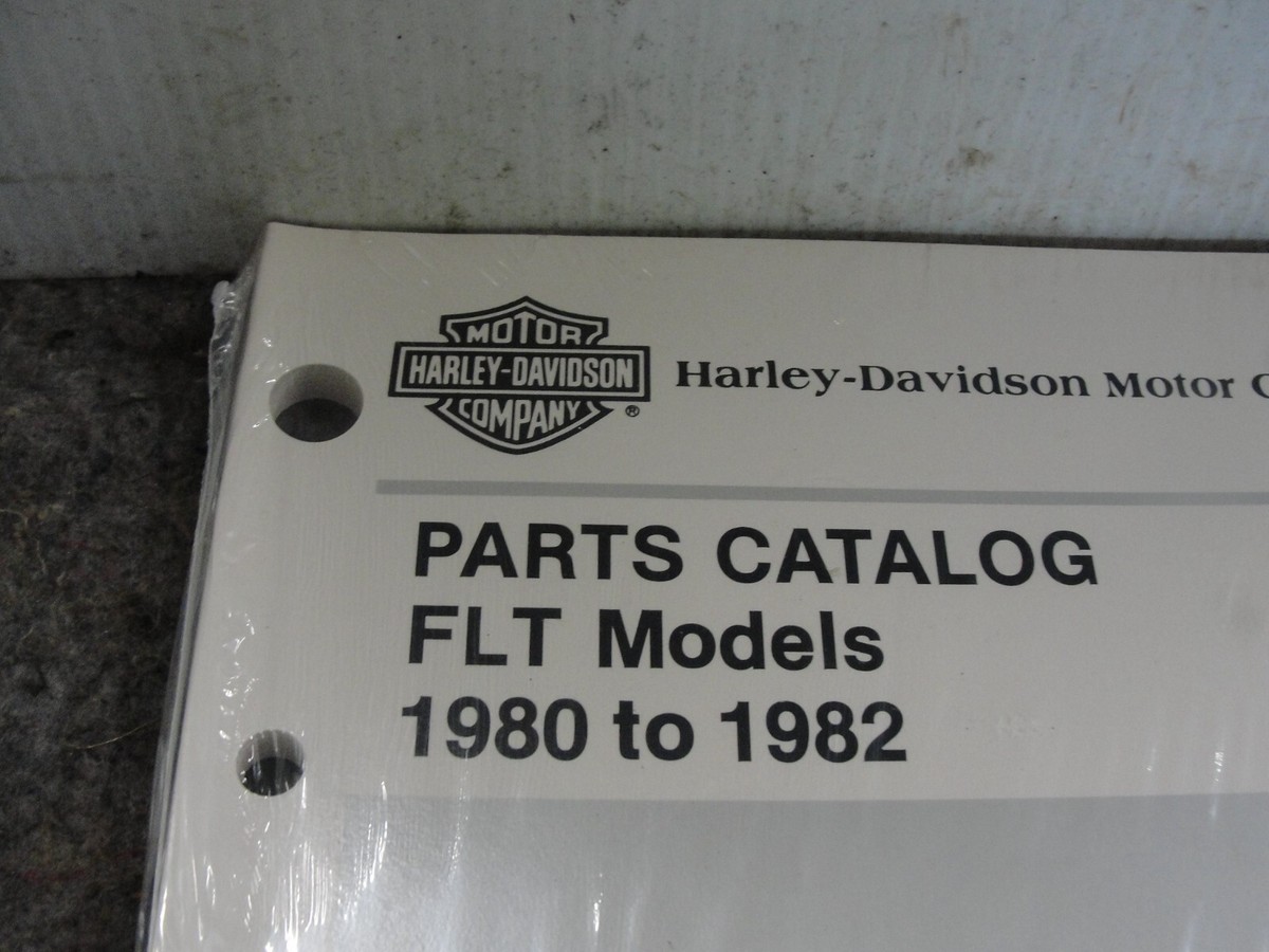 NOS 1980-82 HARLEY DAVIDSON FLT MODEL MOTORCYCLE PARTS CATALOG