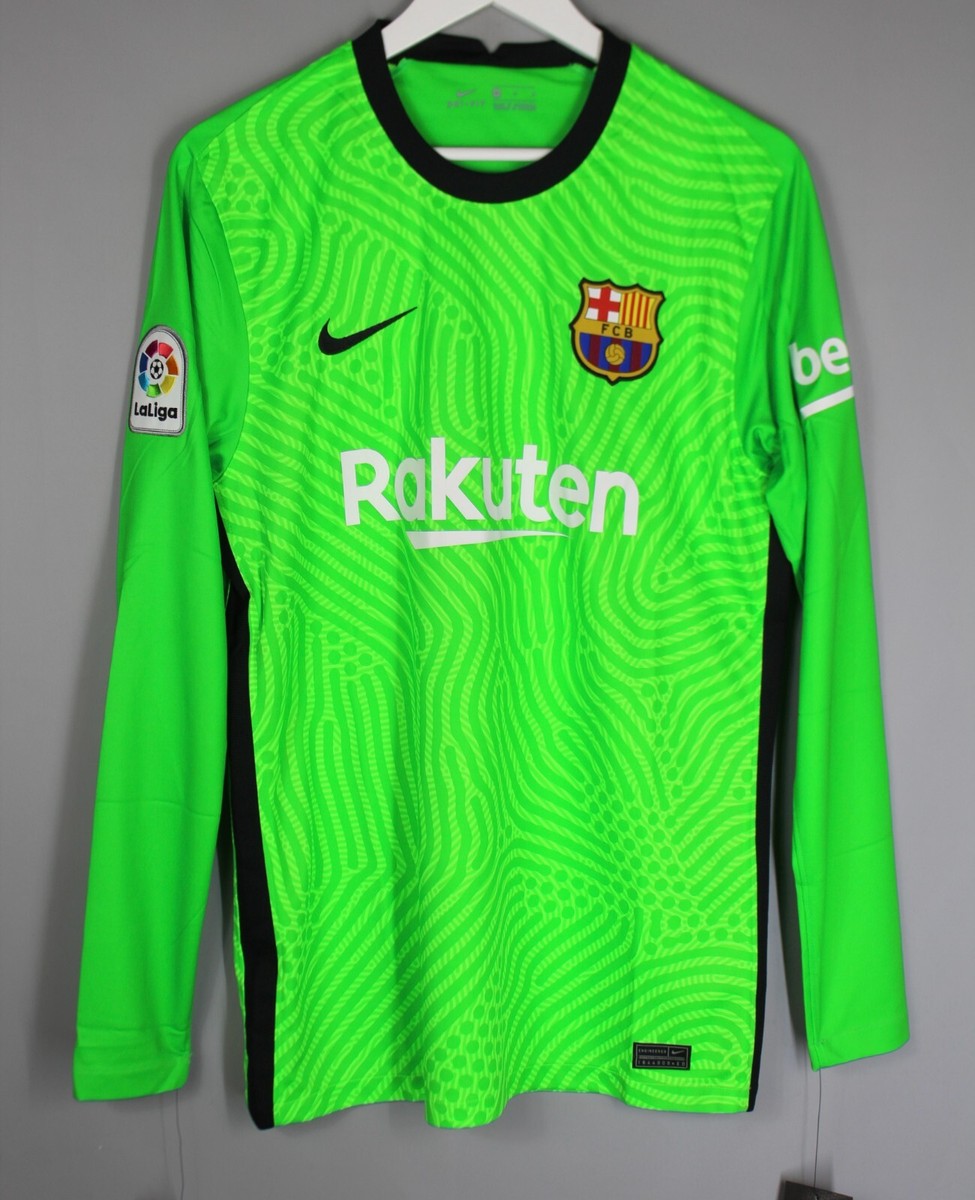 NWT FC BARCELONA SPAIN 2020 2021 GOALKEEPER JERSEY SHIRT #1 TER