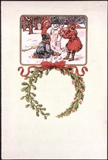 F.M. Howell & Co Elmira NY  Hotel Menu House Christmas Salesman Sample Menu