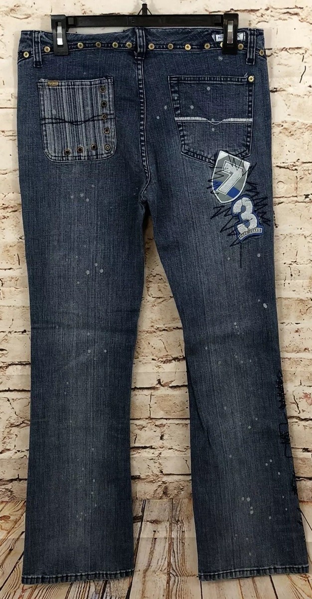 VTG Pepe jeans women 30 distress bootcut NEW y2k 90s paint VTG Pepe jeans women 30 distress bootcut NEW y2k 90s paint