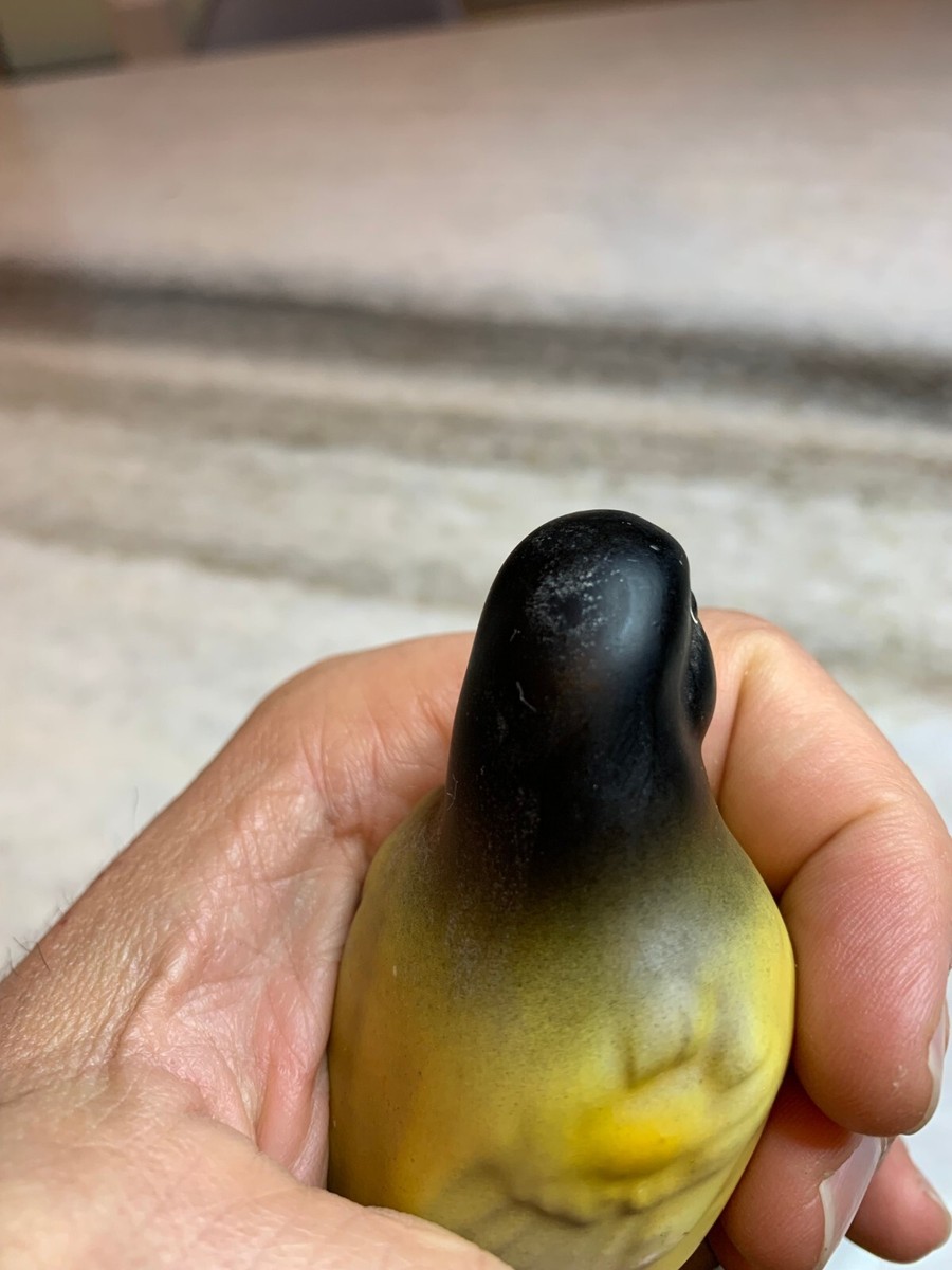 Antique Japan/Japanese Olimco Ceramic/Porcelain Yellow Bird Figure