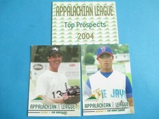GIO GONZALEZ + CHI-HUNG CHENG - 2004 Appalachian League Prospect set